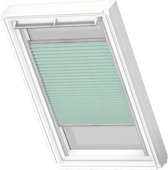 VELUX Manueel Lichtdoorlatend Plisségordijn Fhl Mk10 1281s Muntgroen