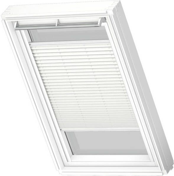 VELUX Manueel Lichtdoorlatend Plisségordijn White Line Fhl Pk10 1016swl Wit