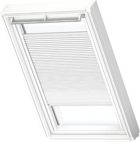 VELUX Manueel Verduisterend Plisségordijn Fhc C02 1045swl Wit White Line