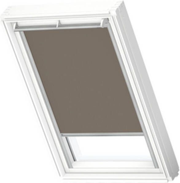 VELUX Origineel Verduisterend Rolgordijn (DKL) Zilveren Kozijn P06 406 Warm Grey