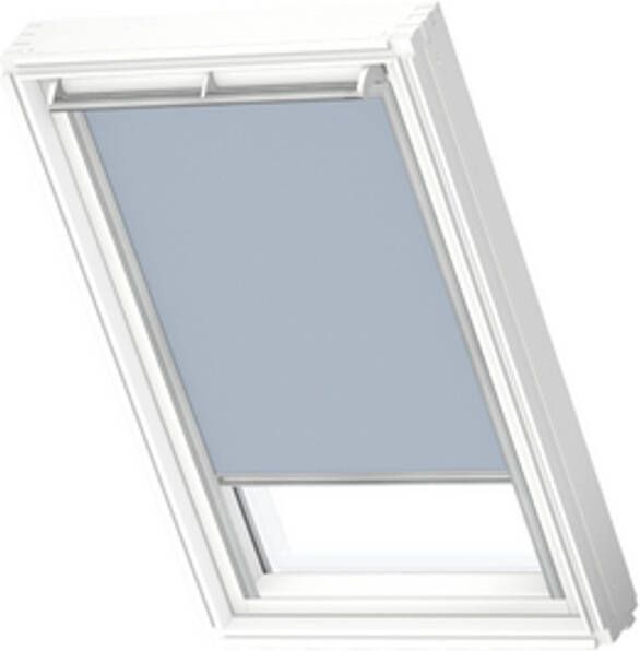 VELUX Origineel Verduisterend Rolgordijn (DKL) Zilveren Kozijn P06 406 Light Blue