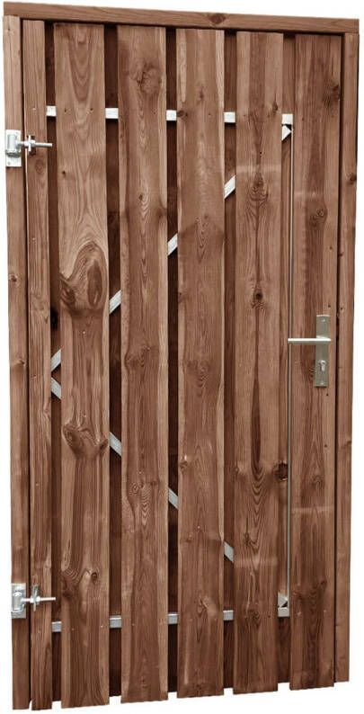 Tuingigant Vence Schutting tuinpoort compleet Nobifix 195 cm (hoge poort) 100 cm