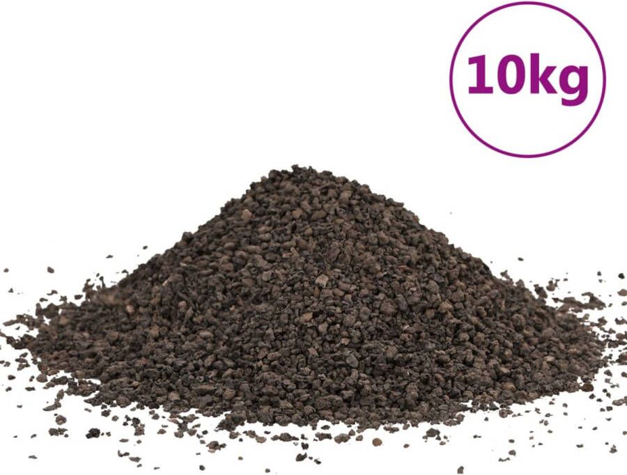 VIDAXL Basaltgrind Zwart 1-3 Mm (10 Kg) Zwart Basaltgrind