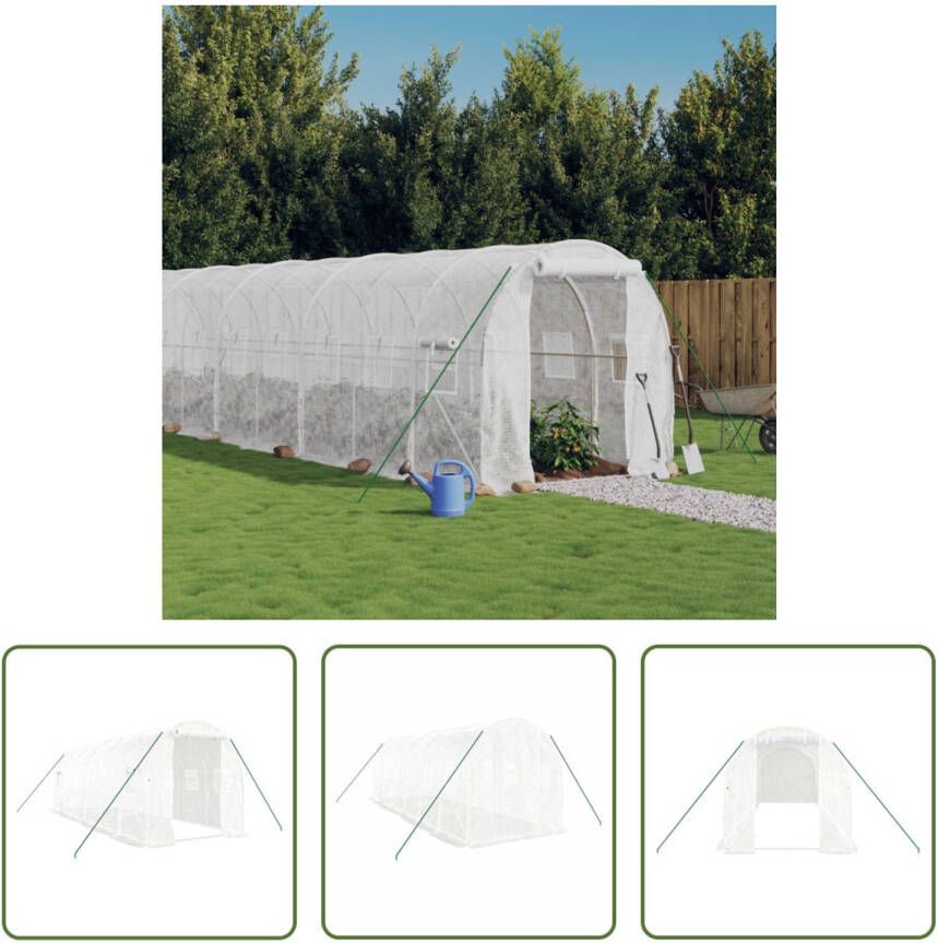 VIDAXL Broeikas 6 X 2 X 2 M Uv-bestendig Stabiel Frame