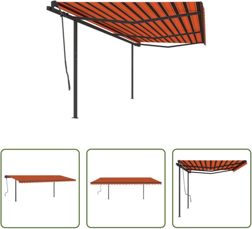 The Living Store Buitenluifel Aluminium 600 x 350 cm UV-bestendig