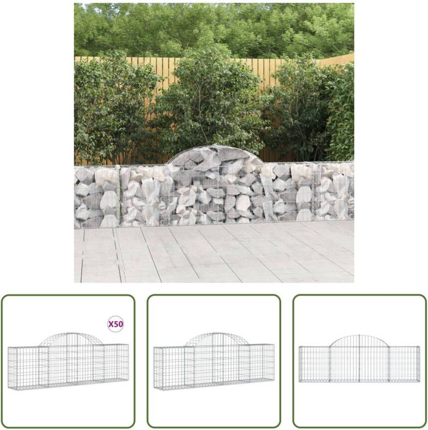 The Living Store Gabion Schanskorf 200 x 30 x 60 80 cm Geluidsisolerende Tuinbarrière