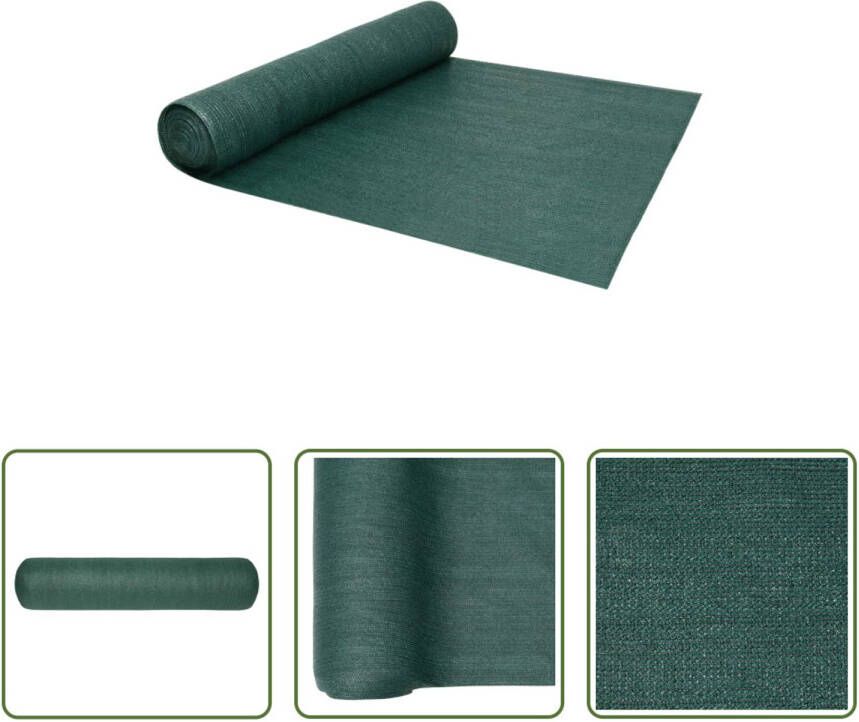 VIDAXL Hdpe Tuinscherm 3.6 X 25 M Groen