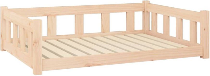 VIDAXL Hondenmand Bruin 105.5 X 75.5 X 28 Cm Hondenbed