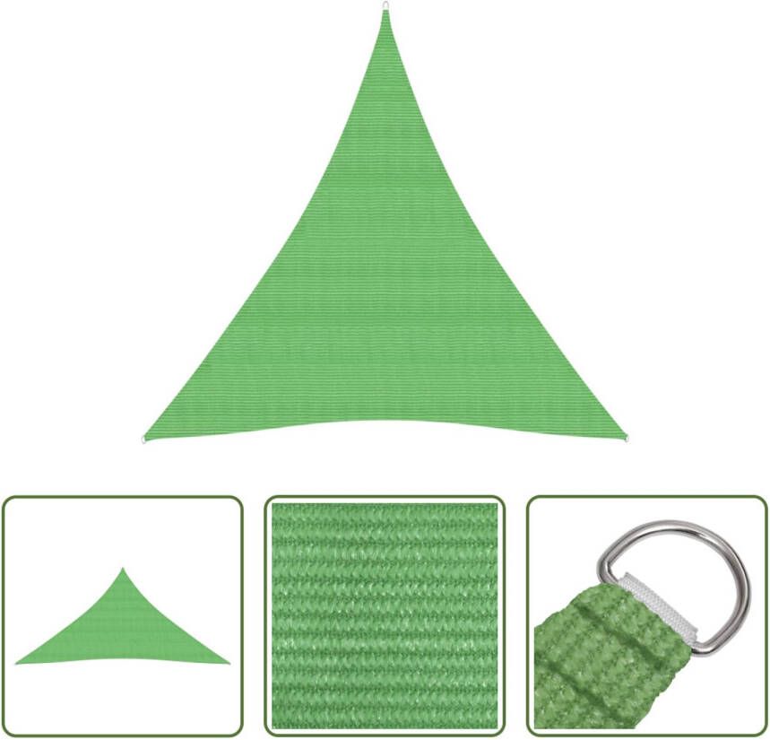 The Living Store Schaduwdoek Driehoekig 4 x 5 x 5 m HDPE