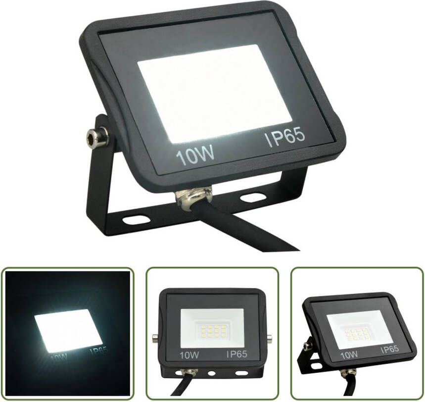 VIDAXL Spotlight Led Tuinlamp 10.5 X 7.5 Cm 10w 6000k 700lm 120°