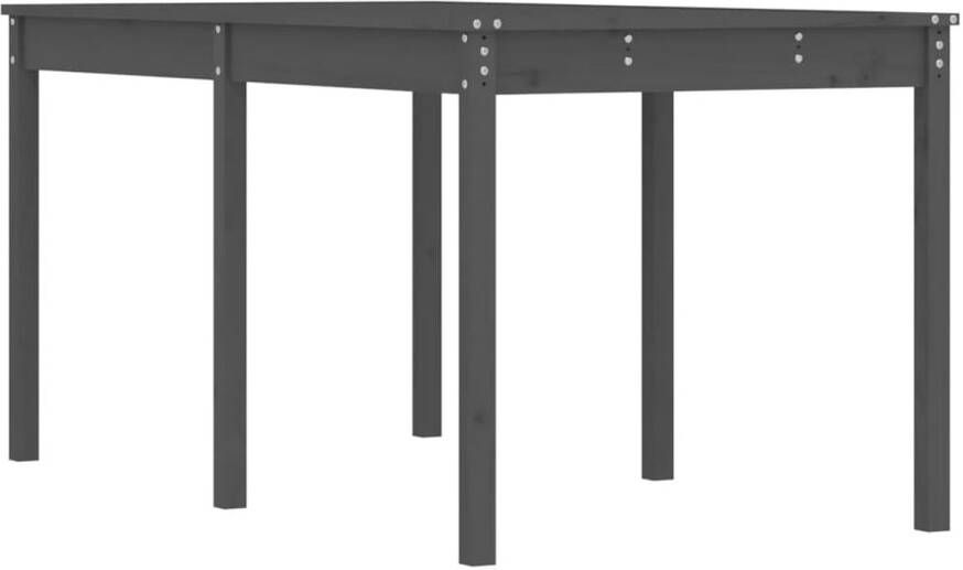 VIDAXL Tuintafel 1 Grijs 159.5 X 82.5 X 76 Cm Buitentafel