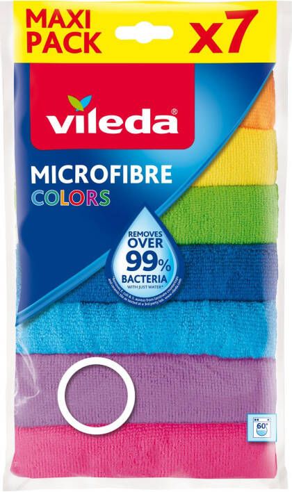 Vileda Microvezeldoekjes Colors 7st