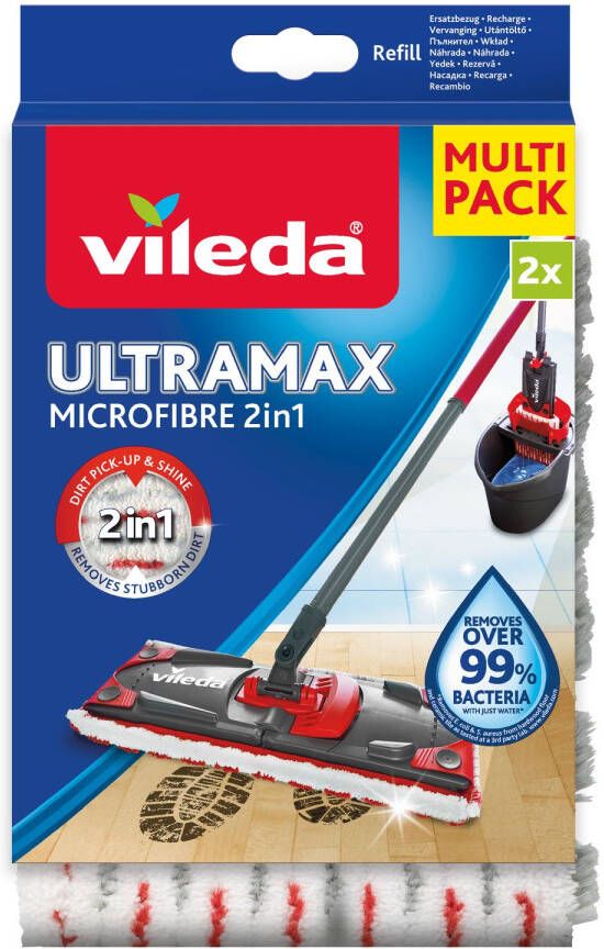 Vileda Ultramax 2in1 Vervanging Bi-pack