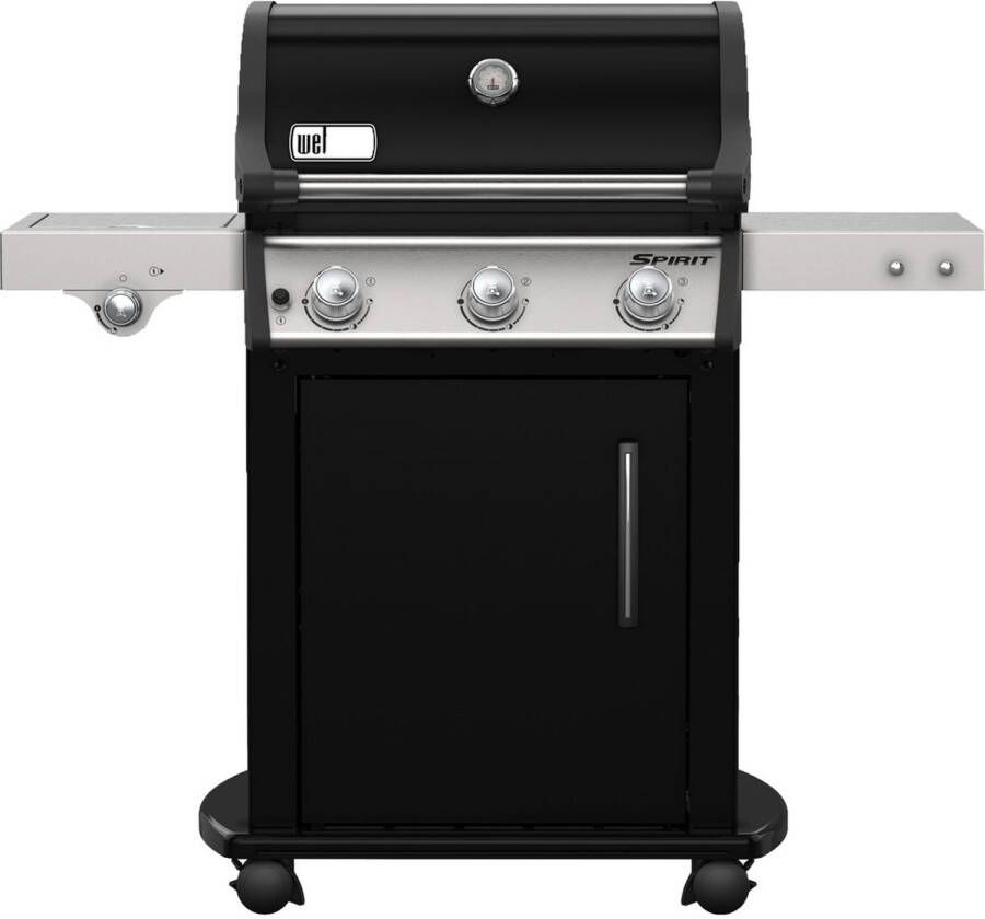 Weber Spirit E-325 GBS Gasbarbecue Zwart 61x45cm 3 Branders 1 zijbrander