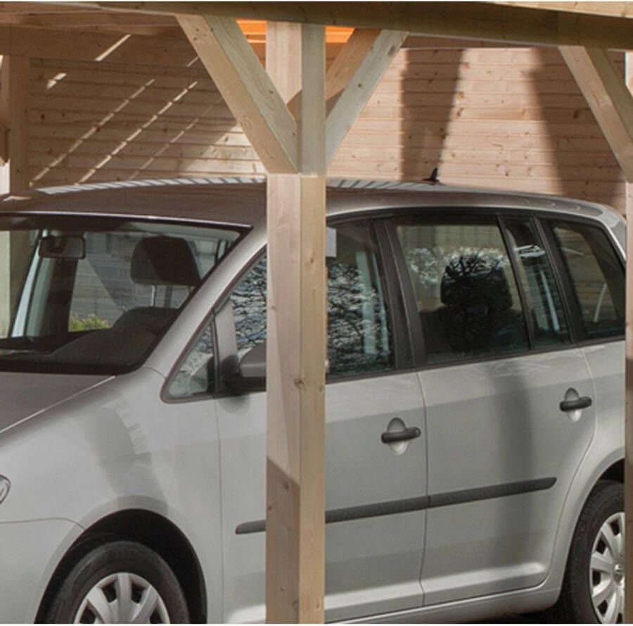 WEKA Achterwand Carports Hout 28mm