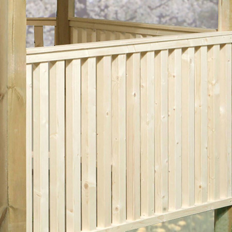 WEKA Balustrade Onbehandeld Voor Prieel 656 88x190cm