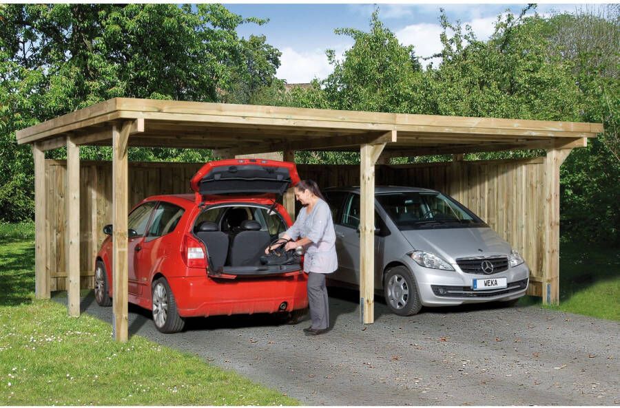 WEKA Carport 618 Gr.1 Dubbel 576x398cm