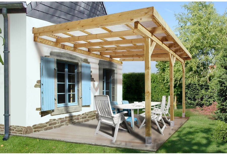 WEKA Carport Aanbouw 671 Gr.4 427x279cm