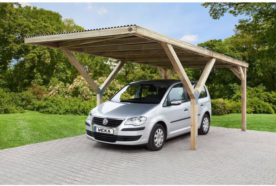 WEKA Carport-enkel 612 Met Pvc Dak 360x606cm