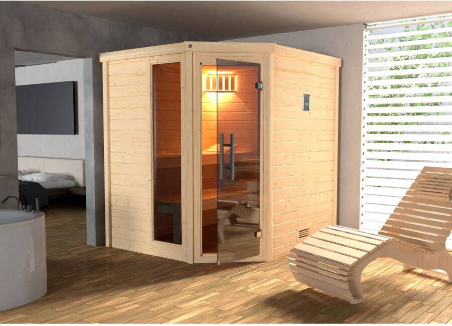 WEKA Sauna Turku 1 Gtf 7 5 Kw Os 178x195cm