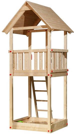 WEKA Speeltoren Tabaluga Hout 100×124cm