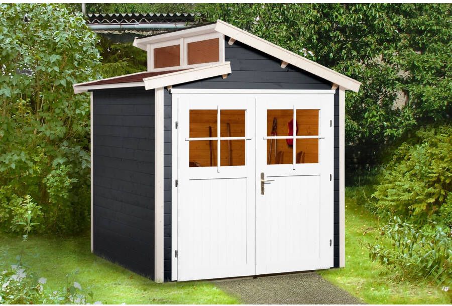 WEKA Tuinhuis 226 Gr1 Antraciet 205x209cm