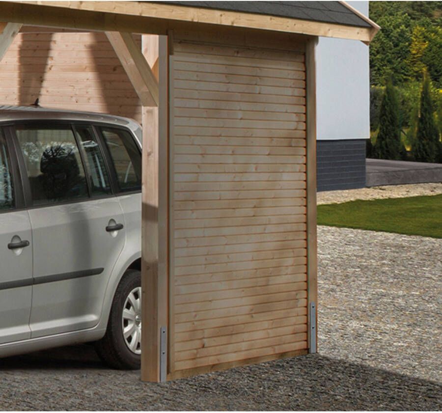 WEKA Zijwand Carports Hout 28mm