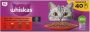 Whiskas Classic Selectie in saus maaltijdzakjes multipack 40x85g dierensnack - Thumbnail 3