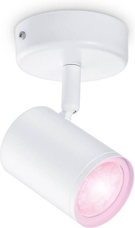 WiZ Opbouwspot Imageo Wit 1 spot Slimme LED-Verlichting Gekleurd en Wit Licht GU10 1x 5W Wi-Fi - Foto 3