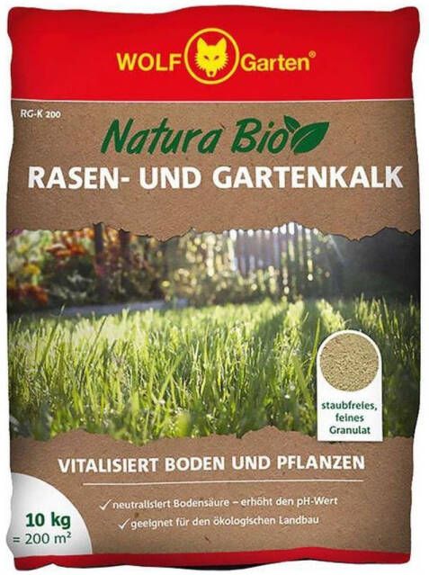 Wolf-Garten Natura Bio Gazon-tuinkalk 10kg Rg-k 200