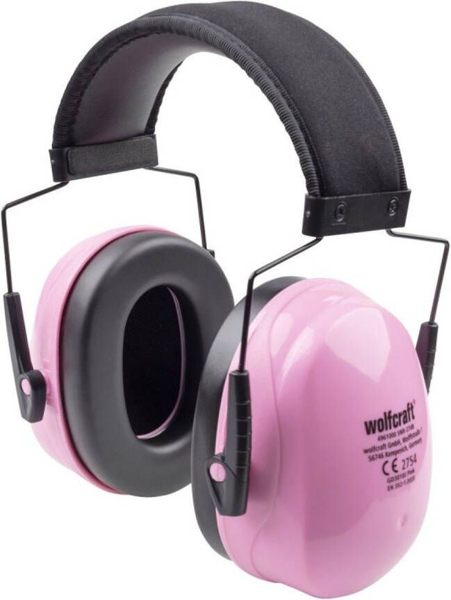 Wolfcraft Kids Gehoorbeschermer Roze 27db(a)