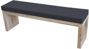 Wood4You loungebank Zaandam bouwpakket steigerhout met kussen 150cm