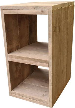 Wood4You Nachtkastje Steigerhout 34lx36bx50h Cm