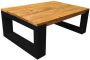 Wood4you Salontafel New England Eikenhout Wit 130lx40hx80d Cm - Thumbnail 2