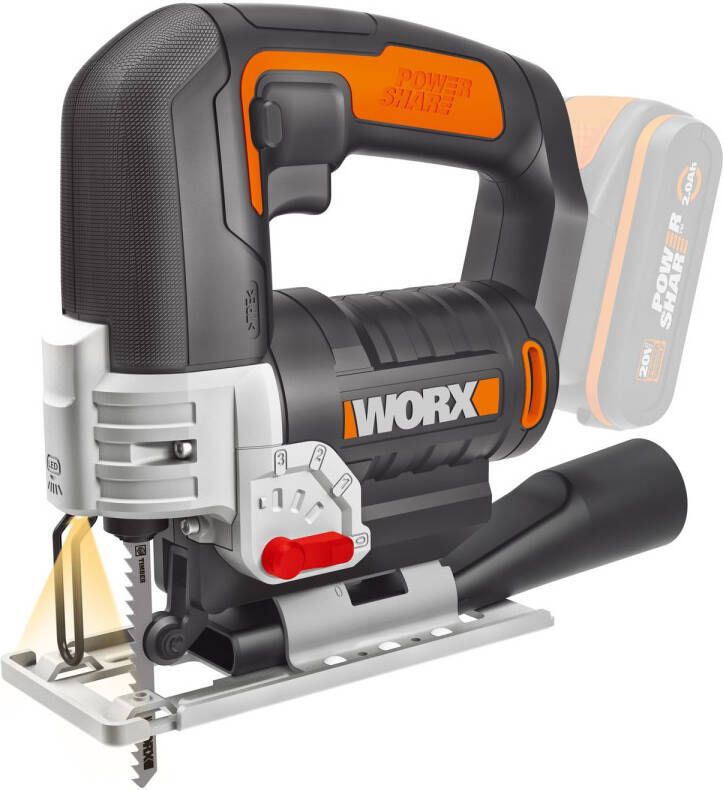 Worx Decoupeerzaag Wx543.9 20v (zonder Accu)