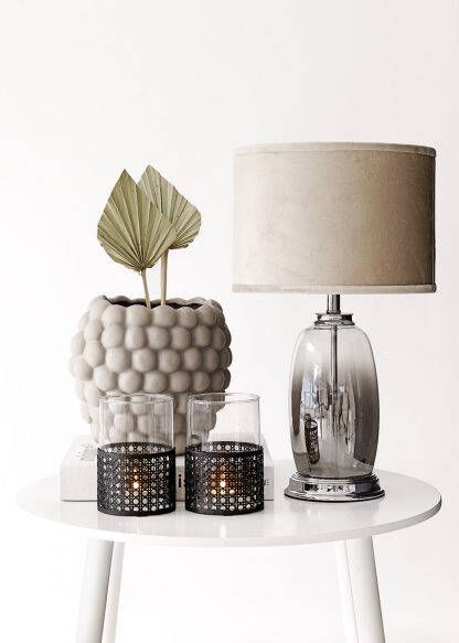 Sizland Dezign Lampenvoet Petit Pearl Spiegel Glas Transparant