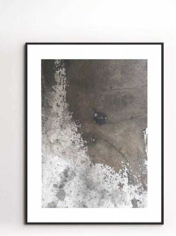 Sizland Dezign Poster Moss Stone No. 2 Papier Beige Bruin Grijs & Wit Klein