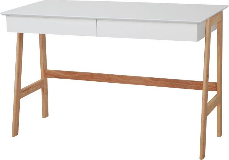 Artistiq Living Artistiq Bureau Cristian 120 x 60 met 2 laden Wit