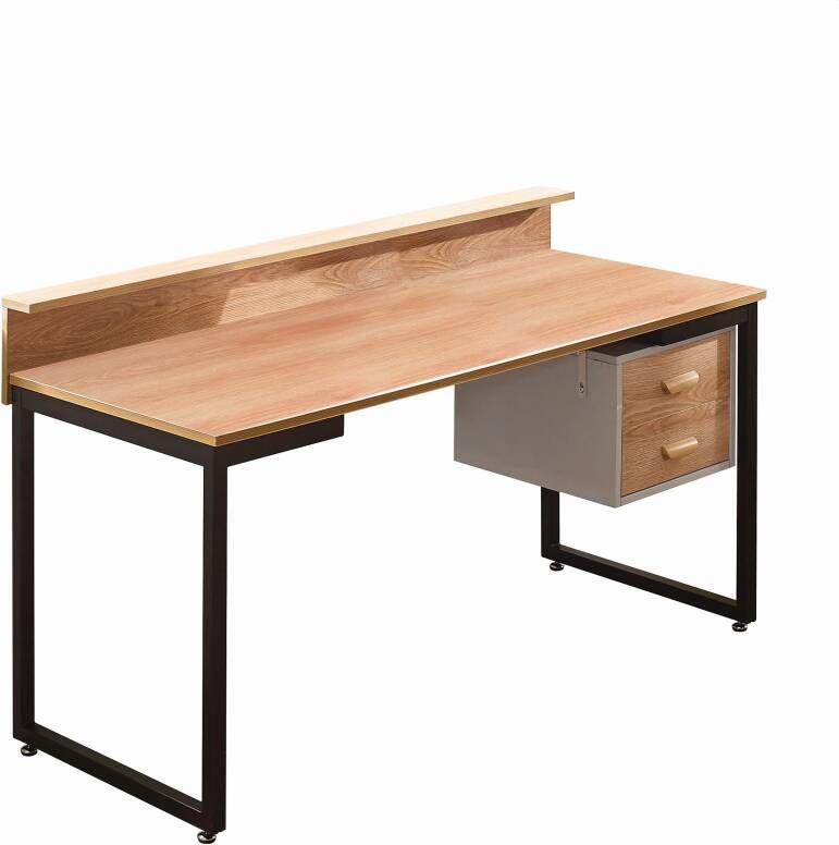 Artistiq Living Artistiq Bureau Yimmi Acacialook 140 x 60cm Met 2 lades Bruin