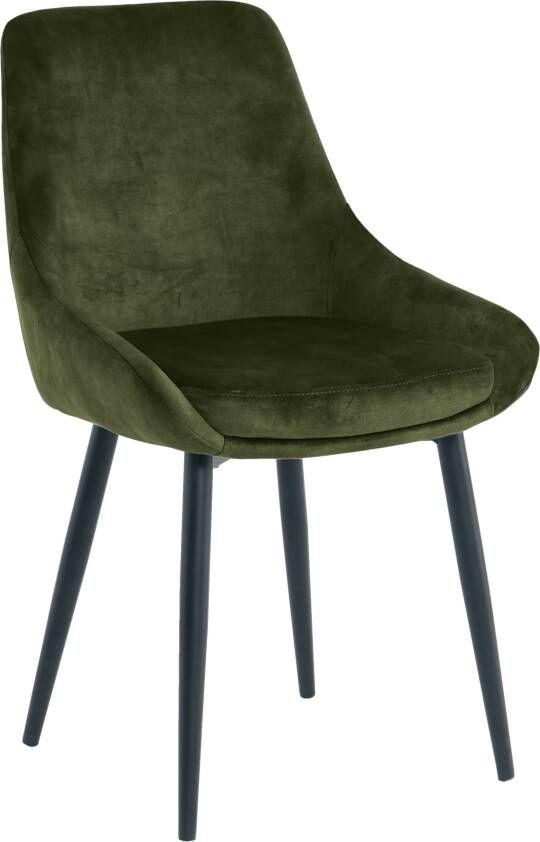 Artistiq Living Artistiq Eetkamerstoel Kofi Velvet groen