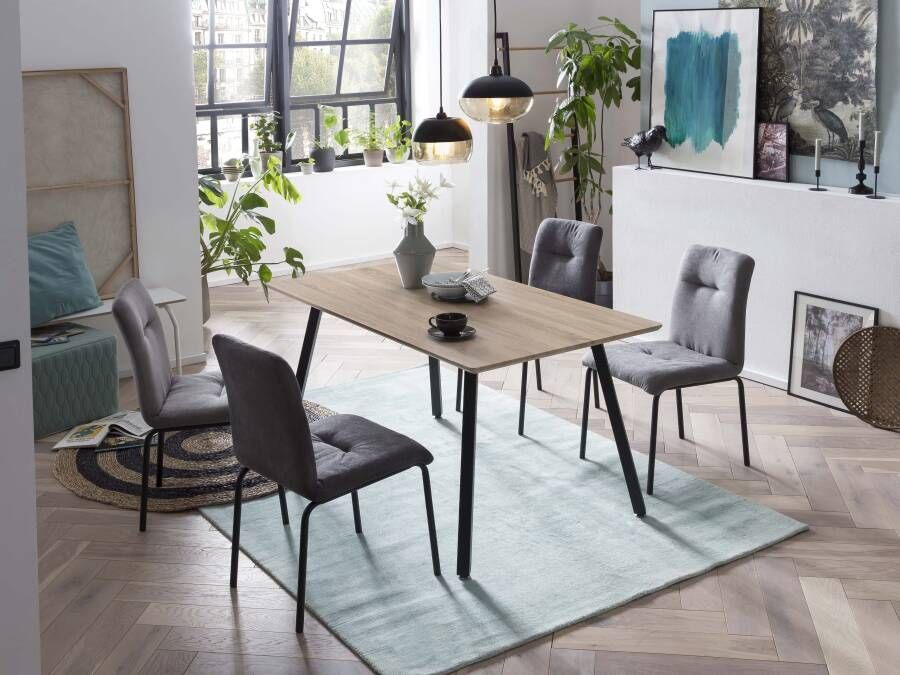 Artistiq Living Artistiq Eettafel Chennell Eikenlook 140 x 80cm Bruin