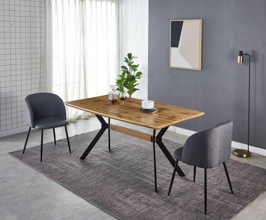 Artistiq Living Artistiq Eettafel Kenora Eikenlook 140 x 80cm Bruin
