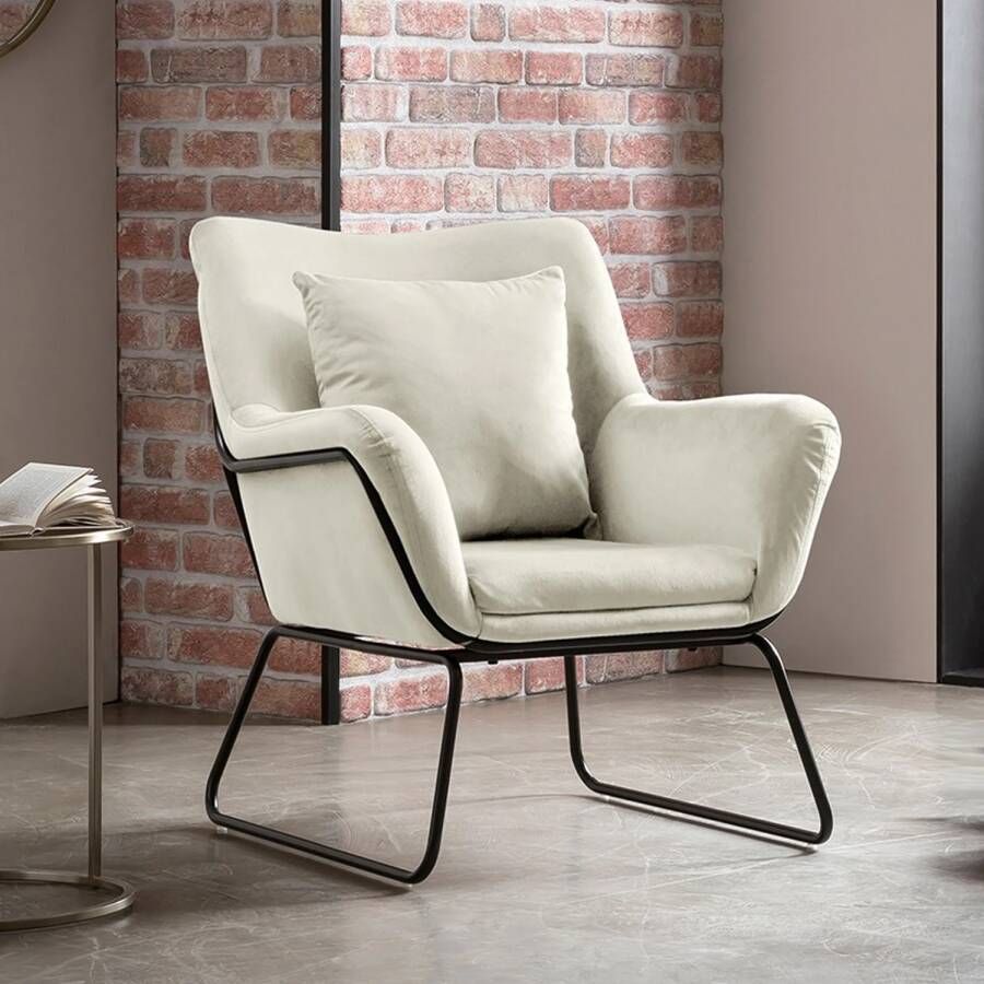 Artistiq Living Artistiq Fauteuil Cecilio Velvet beige