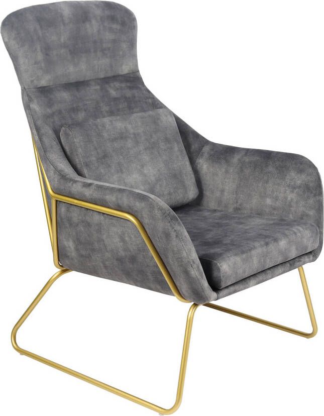 Artistiq Living Artistiq Fauteuil Phelipe Velvet grijs