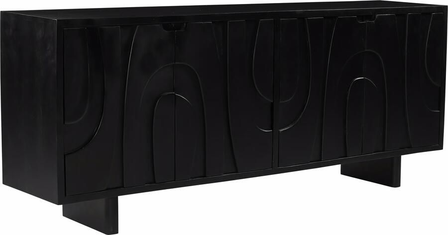 Artistiq Living Artistiq Dressoir Elisebeth Mangohout 180cm Zwart