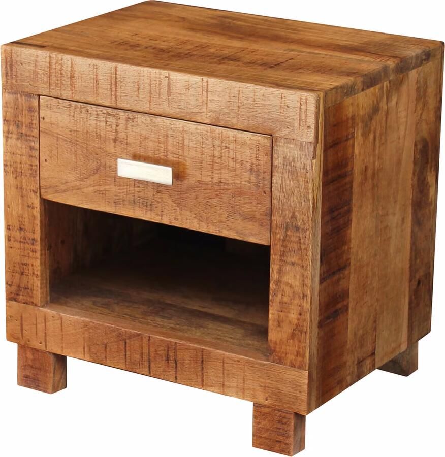 Artistiq Living Artistiq Nachtkastje Noora Mangohout 40 x 30cm Bruin Hout Naturel
