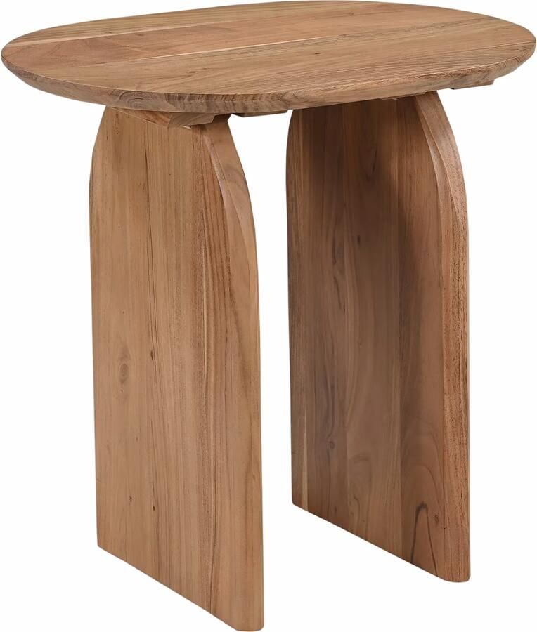 Artistiq Living Artistiq Ovale Bijzettafel Sequia Acaciahout 60 x 45cm Bruin Rond