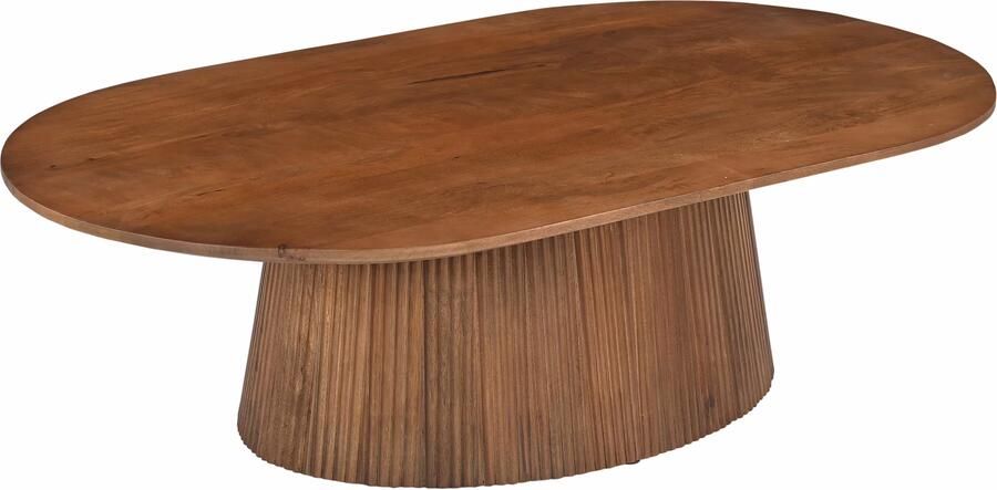 Artistiq Living Artistiq Ovale Salontafel Dyann Mangohout 120 x 70cm Bruin Ovaal