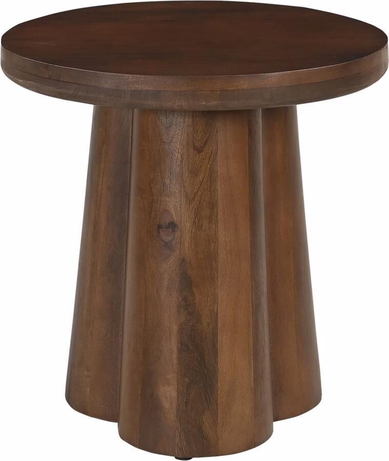 Artistiq Living Artistiq Ronde Bijzettafel Effrey Mangohout 50cm Bruin
