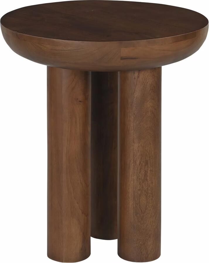 Artistiq Living Artistiq Ronde Bijzettafel Leighanna Mangohout 50cm Bruin